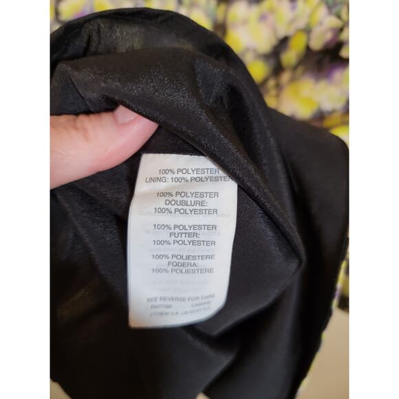 J. Crew Women's Floral Print Fit & Flare Dress Cap Sleeve Multicolor Size 10 - Picture 7 of 7